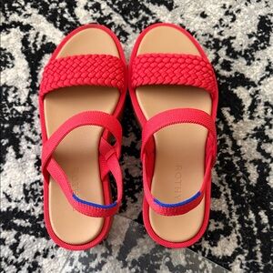 Rothy's Red Sandals